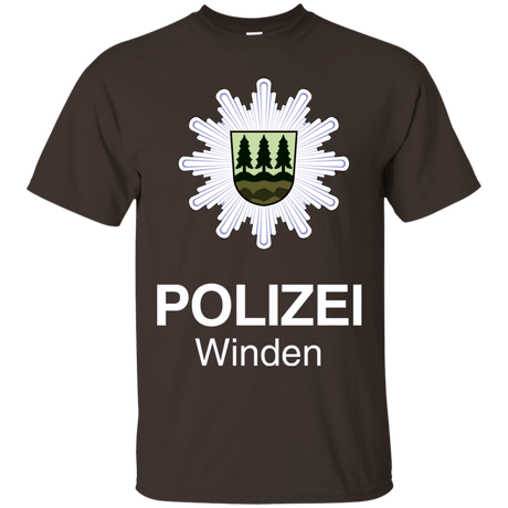 T-Shirts Dark Chocolate / Small Winden Polizei T-Shirt