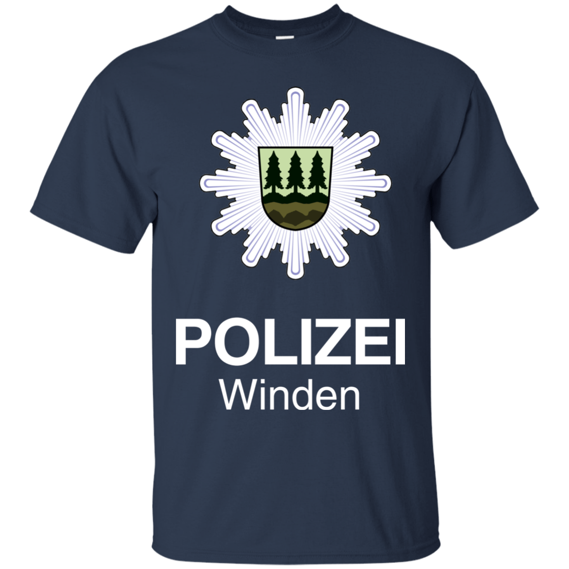 T-Shirts Navy / Small Winden Polizei T-Shirt
