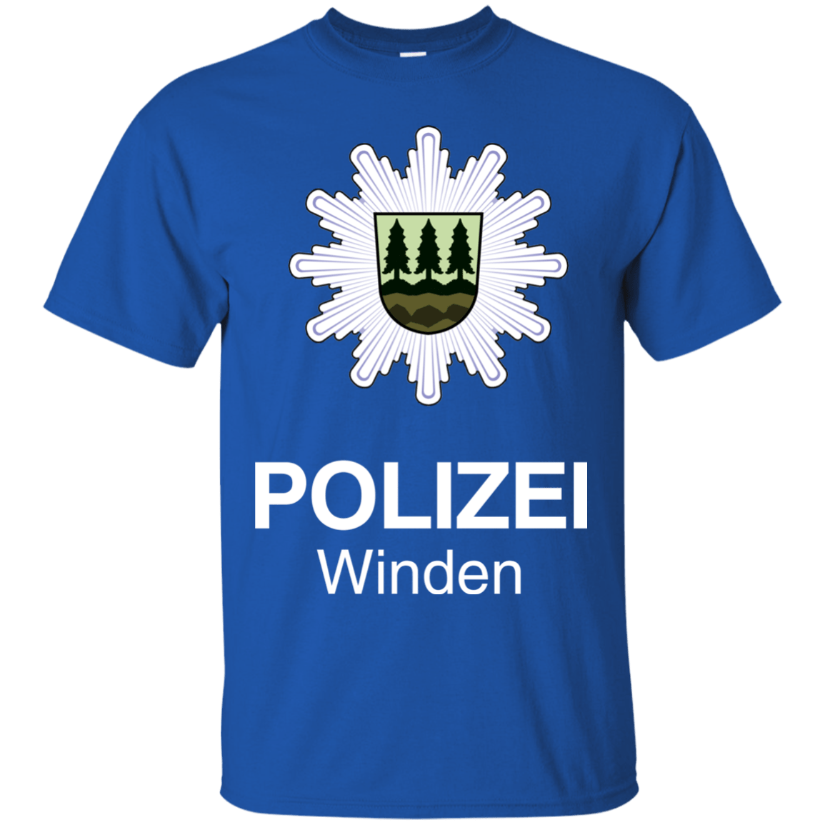 T-Shirts Royal / Small Winden Polizei T-Shirt