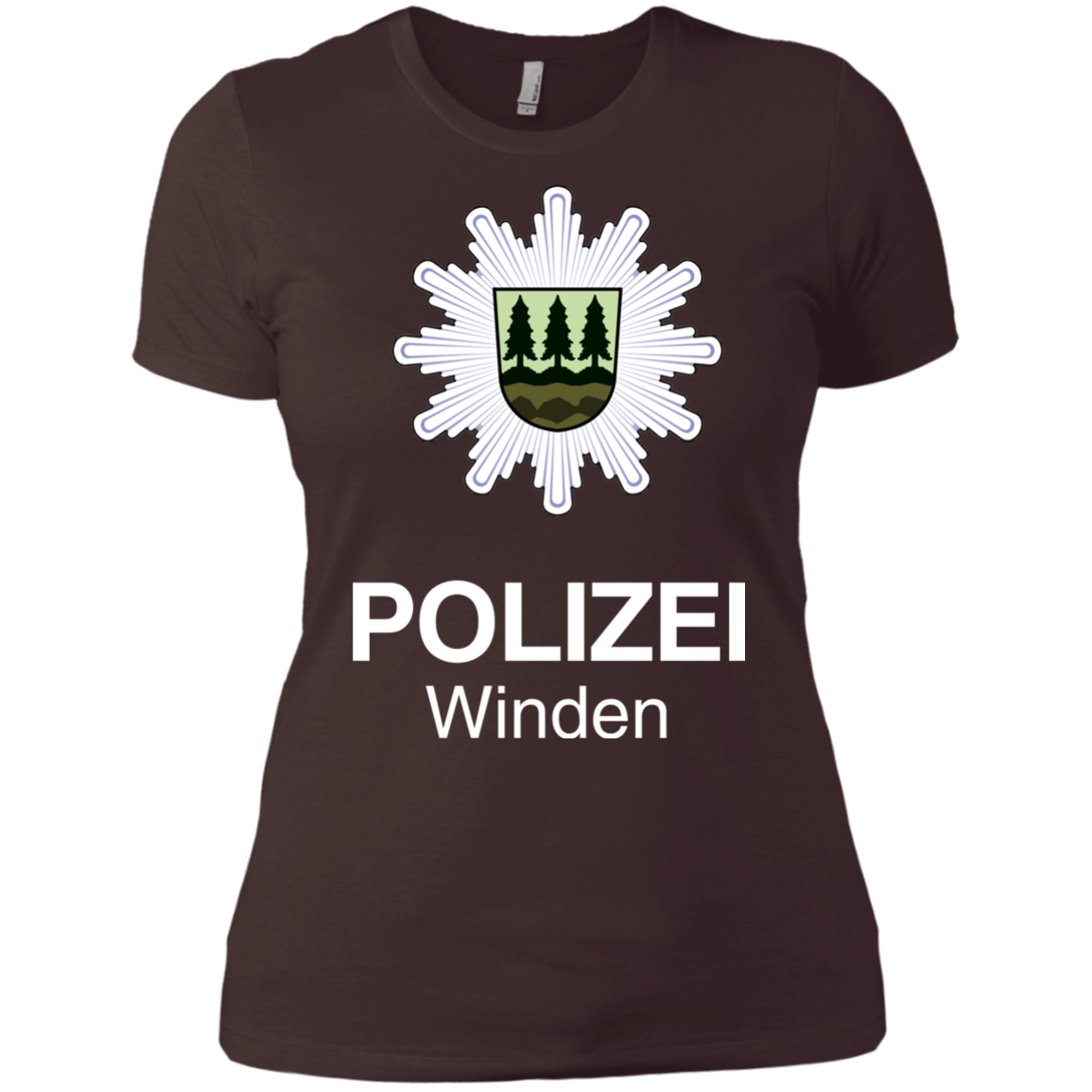 T-Shirts Dark Chocolate / X-Small Winden Polizei Women's Premium T-Shirt