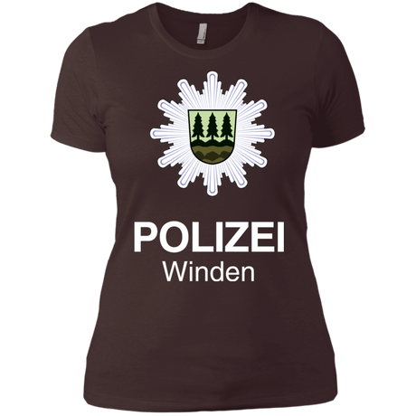 T-Shirts Dark Chocolate / X-Small Winden Polizei Women's Premium T-Shirt