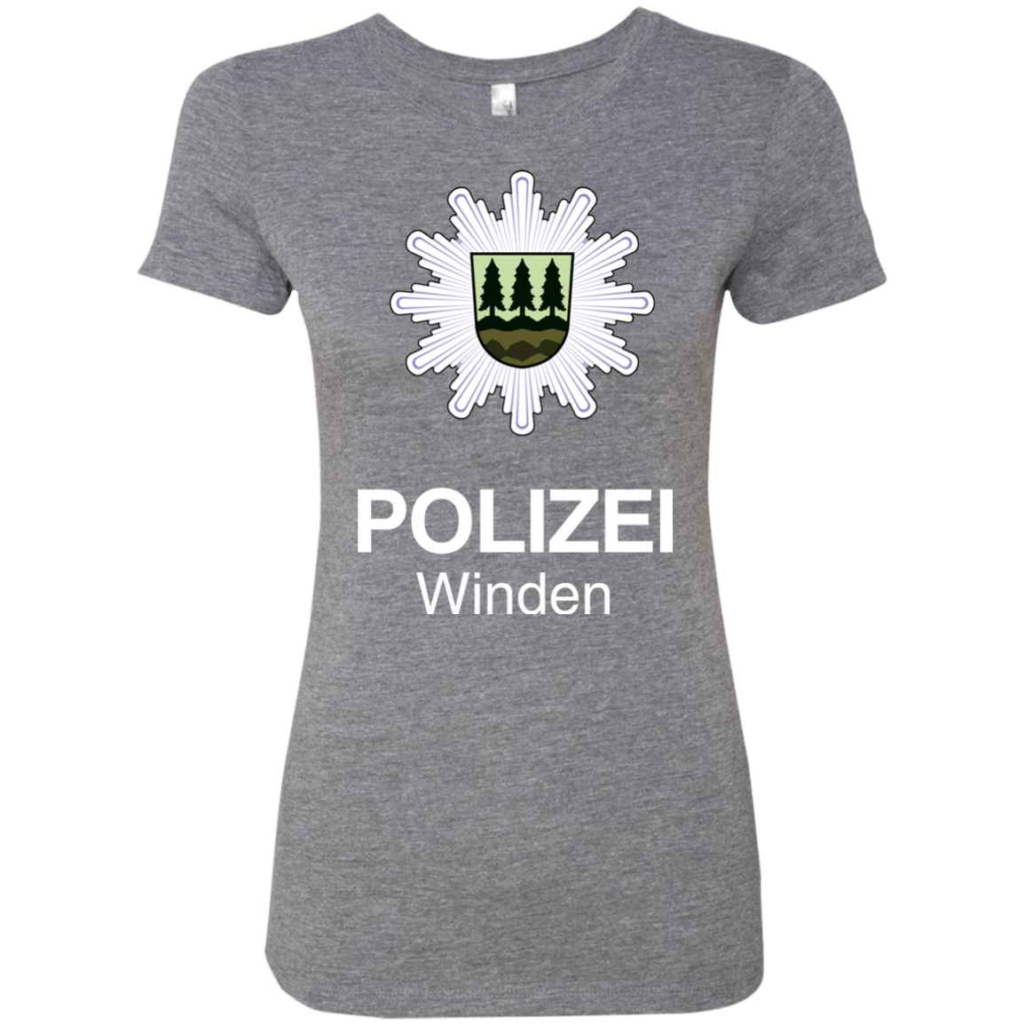 T-Shirts Premium Heather / Small Winden Polizei Women's Triblend T-Shirt