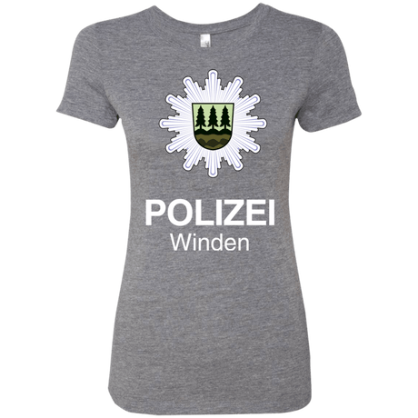 T-Shirts Premium Heather / Small Winden Polizei Women's Triblend T-Shirt