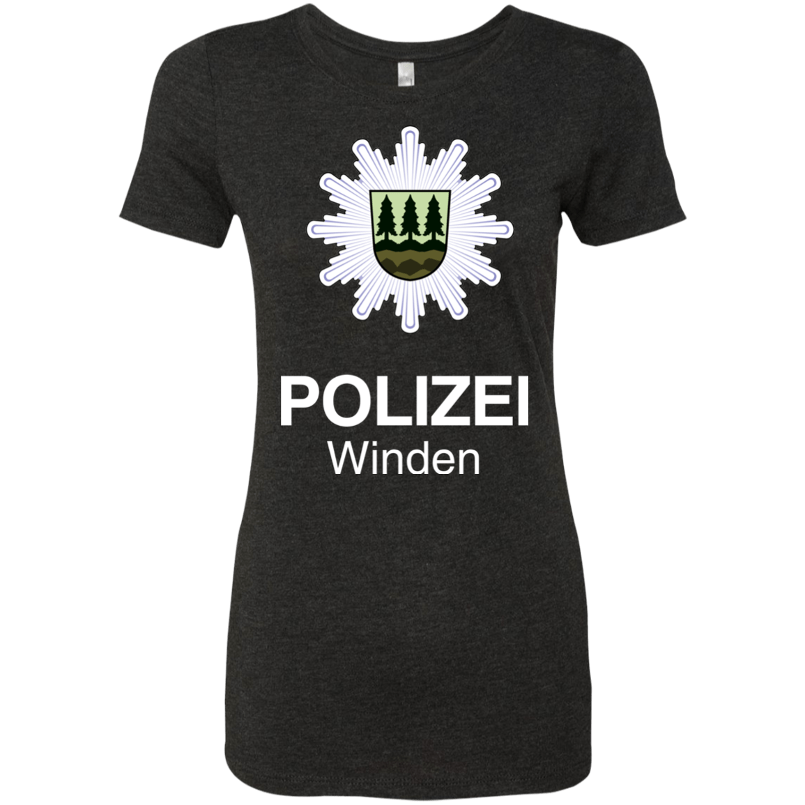 T-Shirts Vintage Black / Small Winden Polizei Women's Triblend T-Shirt