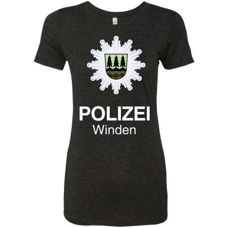 T-Shirts Vintage Black / Small Winden Polizei Women's Triblend T-Shirt