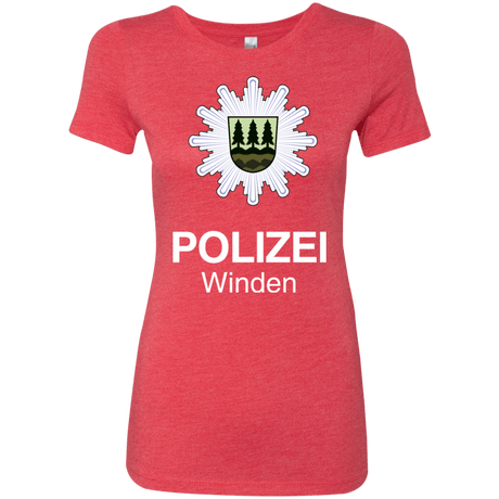T-Shirts Vintage Red / Small Winden Polizei Women's Triblend T-Shirt
