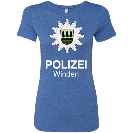T-Shirts Vintage Royal / Small Winden Polizei Women's Triblend T-Shirt