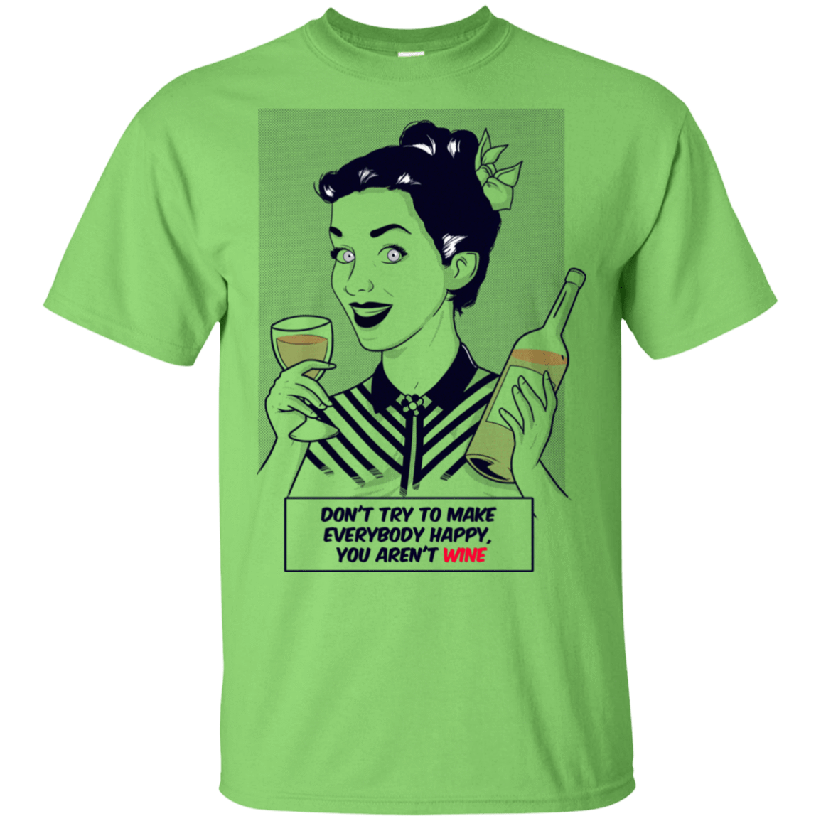 T-Shirts Lime / S Wine T-Shirt