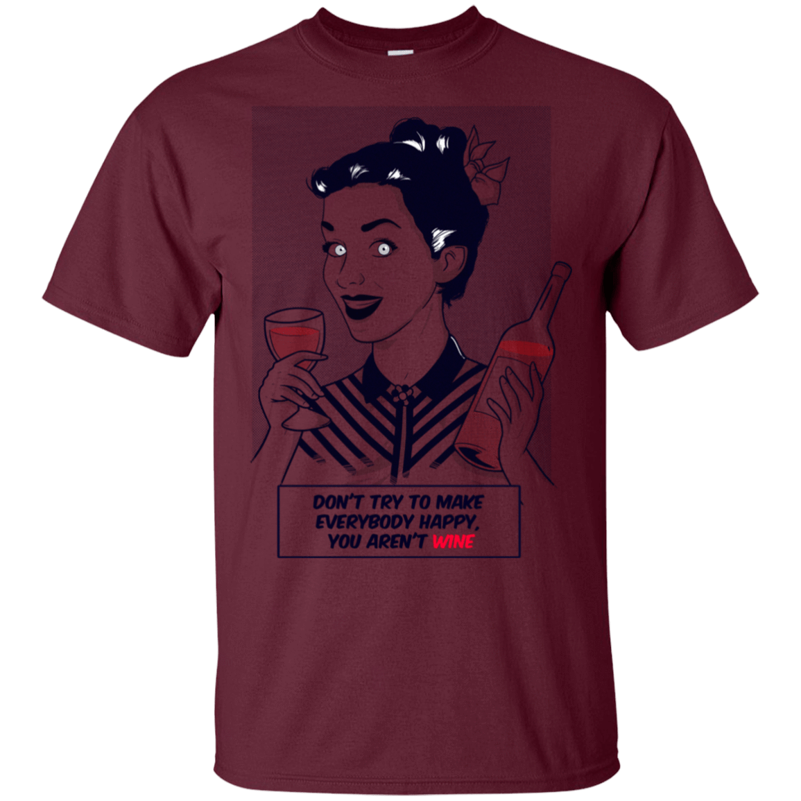 T-Shirts Maroon / S Wine T-Shirt