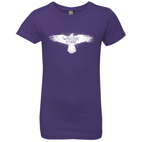 T-Shirts Purple Rush / YXS Winter is here Girls Premium T-Shirt