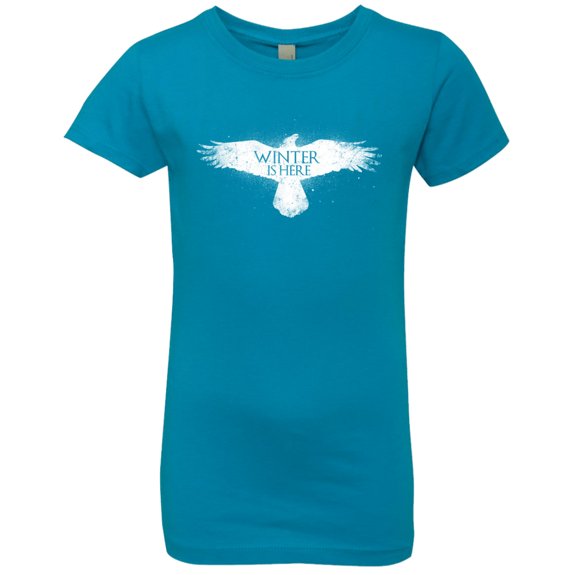 T-Shirts Turquoise / YXS Winter is here Girls Premium T-Shirt