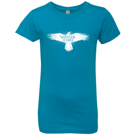 T-Shirts Turquoise / YXS Winter is here Girls Premium T-Shirt