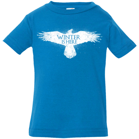 T-Shirts Cobalt / 6 Months Winter is here Infant Premium T-Shirt