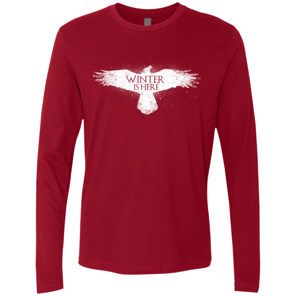 T-Shirts Cardinal / Small Winter is here Men's Premium Long Sleeve