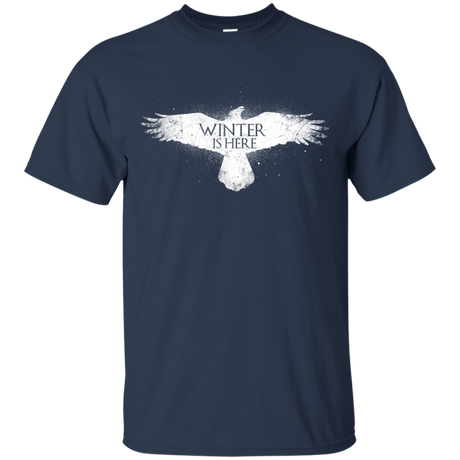T-Shirts Navy / Small Winter is here T-Shirt