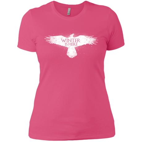 T-Shirts Hot Pink / X-Small Winter is here Women's Premium T-Shirt