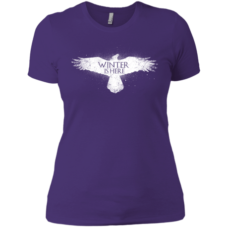 T-Shirts Purple / X-Small Winter is here Women's Premium T-Shirt
