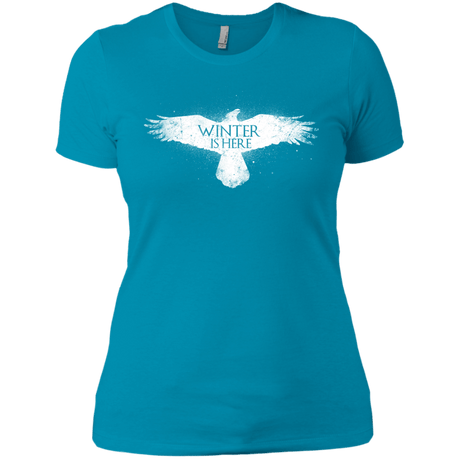 T-Shirts Turquoise / X-Small Winter is here Women's Premium T-Shirt