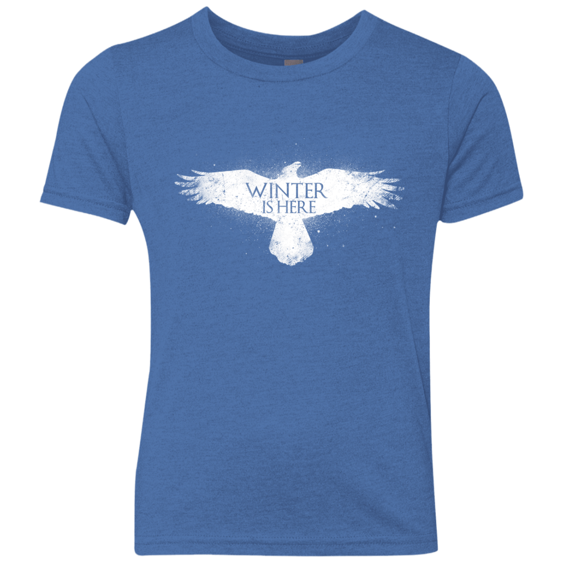 T-Shirts Vintage Royal / YXS Winter is here Youth Triblend T-Shirt