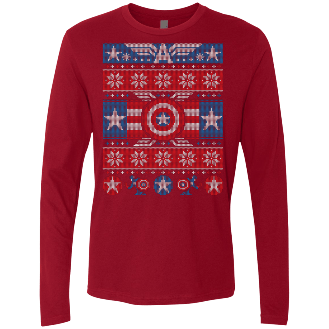 T-Shirts Cardinal / Small Winter Soldier Men's Premium Long Sleeve