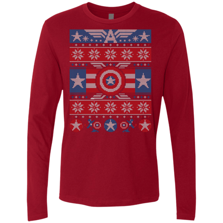 T-Shirts Cardinal / Small Winter Soldier Men's Premium Long Sleeve