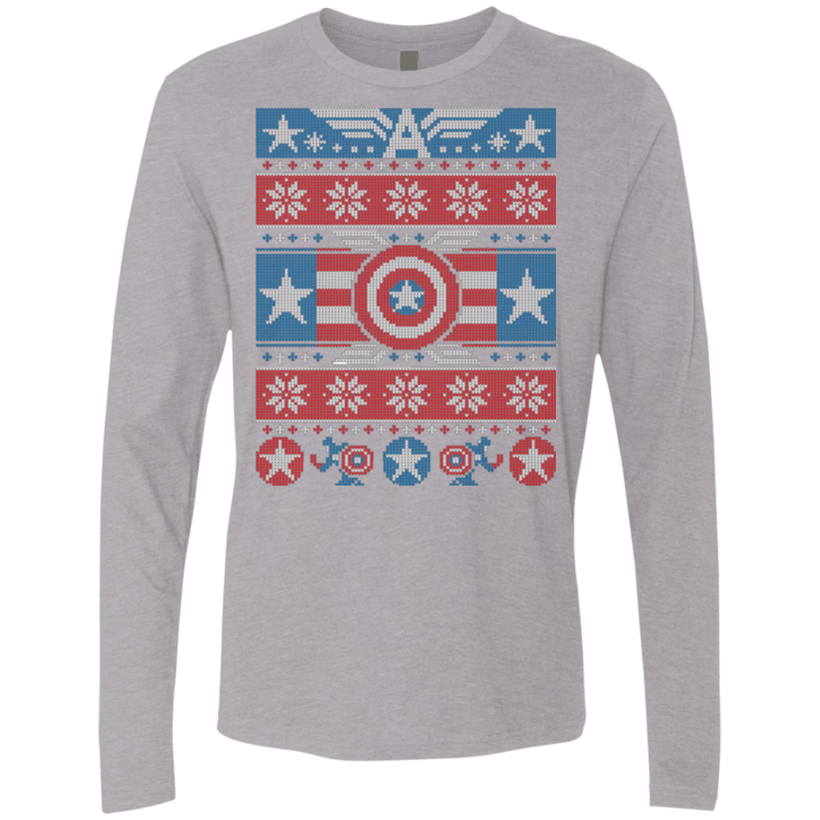 T-Shirts Heather Grey / Small Winter Soldier Men's Premium Long Sleeve