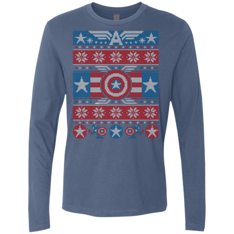 T-Shirts Indigo / Small Winter Soldier Men's Premium Long Sleeve