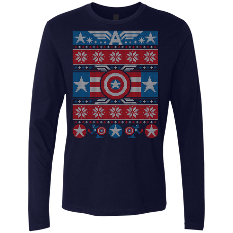 T-Shirts Midnight Navy / Small Winter Soldier Men's Premium Long Sleeve