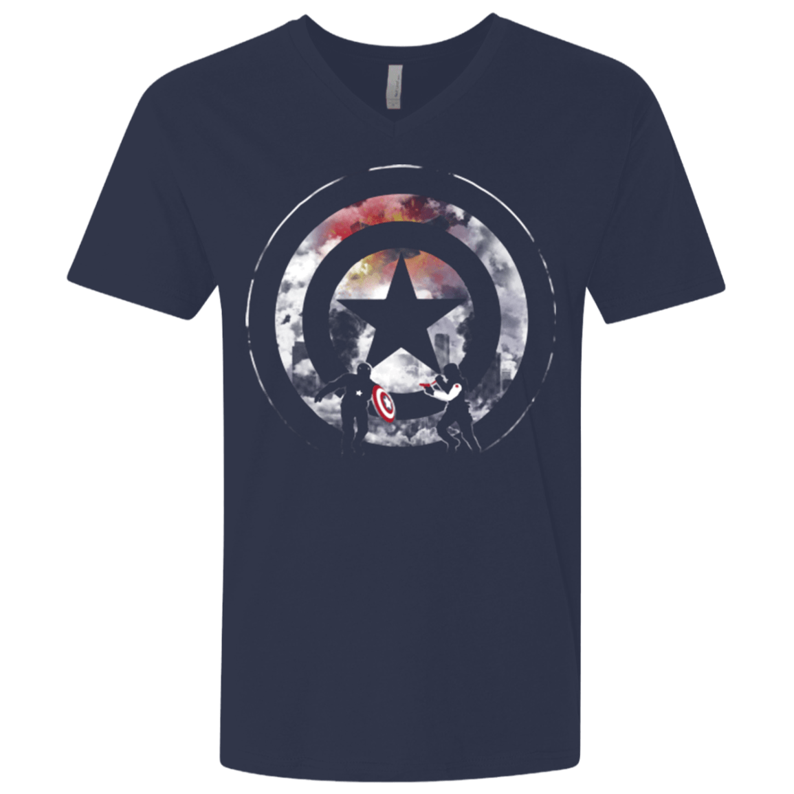 T-Shirts Midnight Navy / X-Small Winter VS America Men's Premium V-Neck