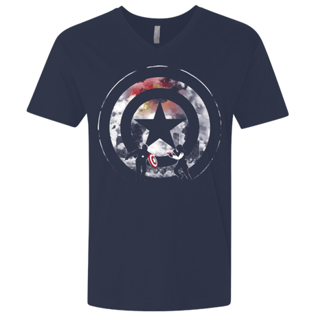 T-Shirts Midnight Navy / X-Small Winter VS America Men's Premium V-Neck