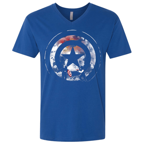 T-Shirts Royal / X-Small Winter VS America Men's Premium V-Neck