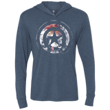 T-Shirts Indigo / X-Small Winter VS America Triblend Long Sleeve Hoodie Tee