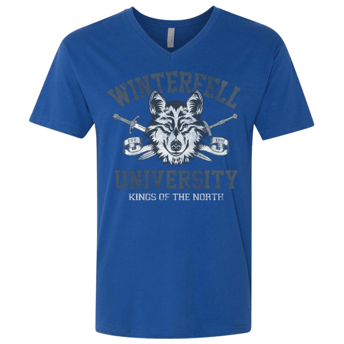 T-Shirts Royal / X-Small Winterfell U Men's Premium V-Neck