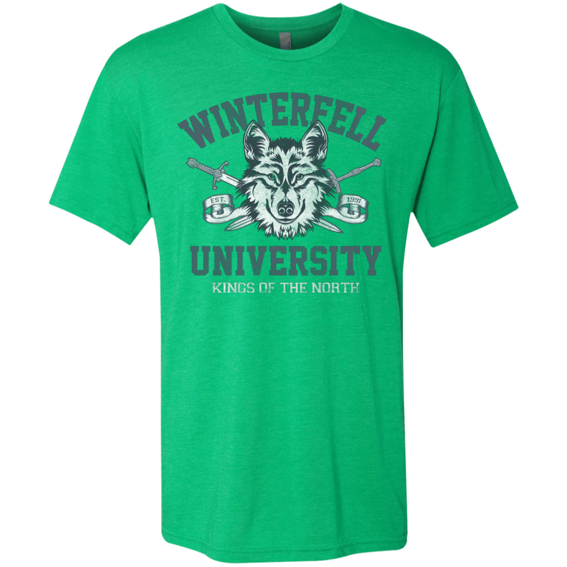 T-Shirts Envy / Small Winterfell U Men's Triblend T-Shirt