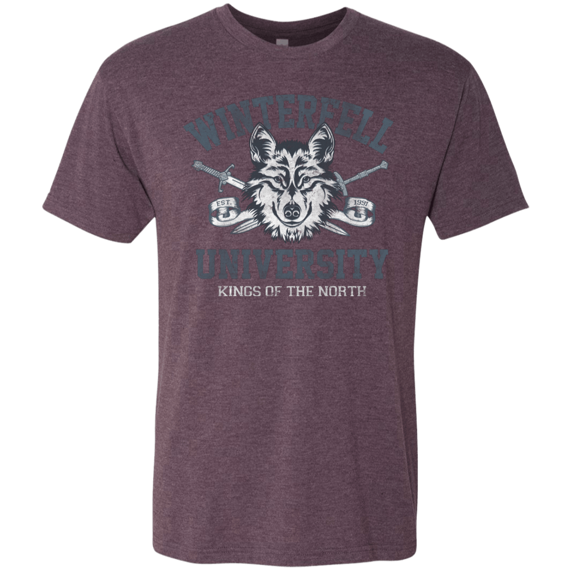 T-Shirts Vintage Purple / Small Winterfell U Men's Triblend T-Shirt