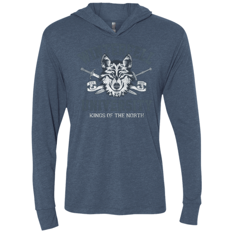 T-Shirts Indigo / X-Small Winterfell U Triblend Long Sleeve Hoodie Tee