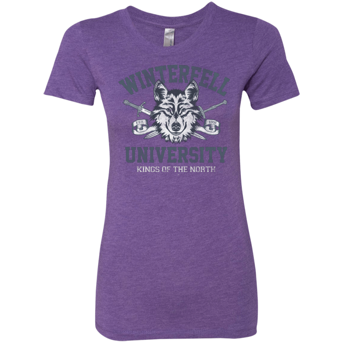 T-Shirts Purple Rush / Small Winterfell U Women's Triblend T-Shirt