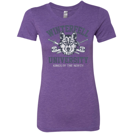 T-Shirts Purple Rush / Small Winterfell U Women's Triblend T-Shirt