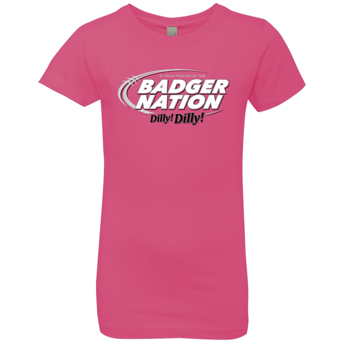 T-Shirts Hot Pink / YXS Wisconsin Dilly Dilly Girls Premium T-Shirt