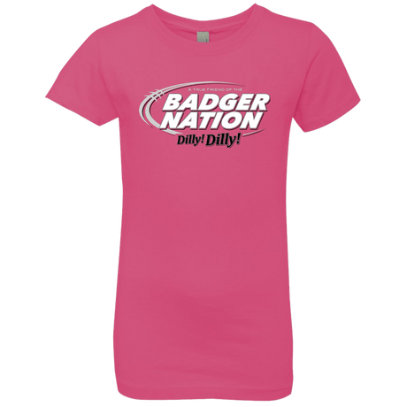 T-Shirts Hot Pink / YXS Wisconsin Dilly Dilly Girls Premium T-Shirt