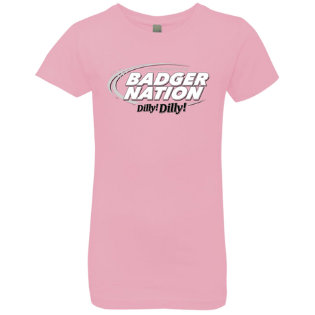 T-Shirts Light Pink / YXS Wisconsin Dilly Dilly Girls Premium T-Shirt