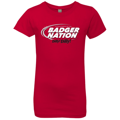 T-Shirts Red / YXS Wisconsin Dilly Dilly Girls Premium T-Shirt