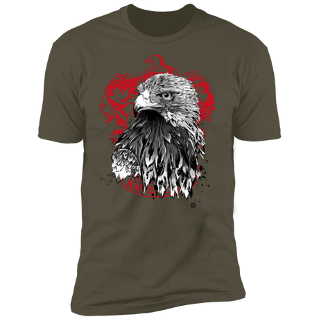 T-Shirts Military Green / S Wit and Wisdom sumi-e Men's Premium T-Shirt