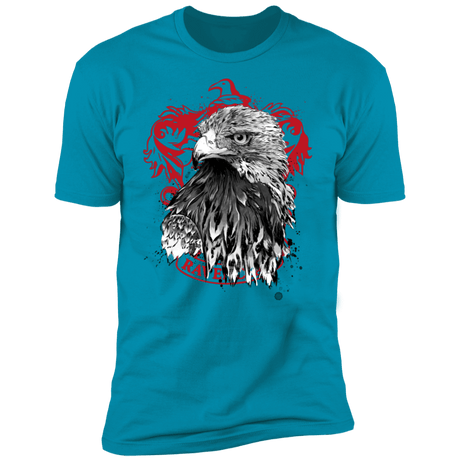 T-Shirts Turquoise / S Wit and Wisdom sumi-e Men's Premium T-Shirt