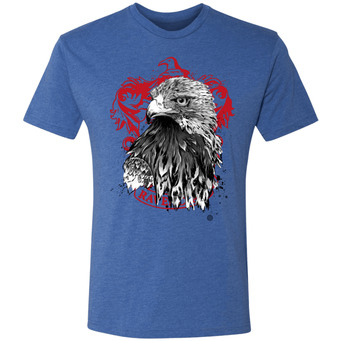 T-Shirts Vintage Royal / S Wit and Wisdom sumi-e Men's Triblend T-Shirt