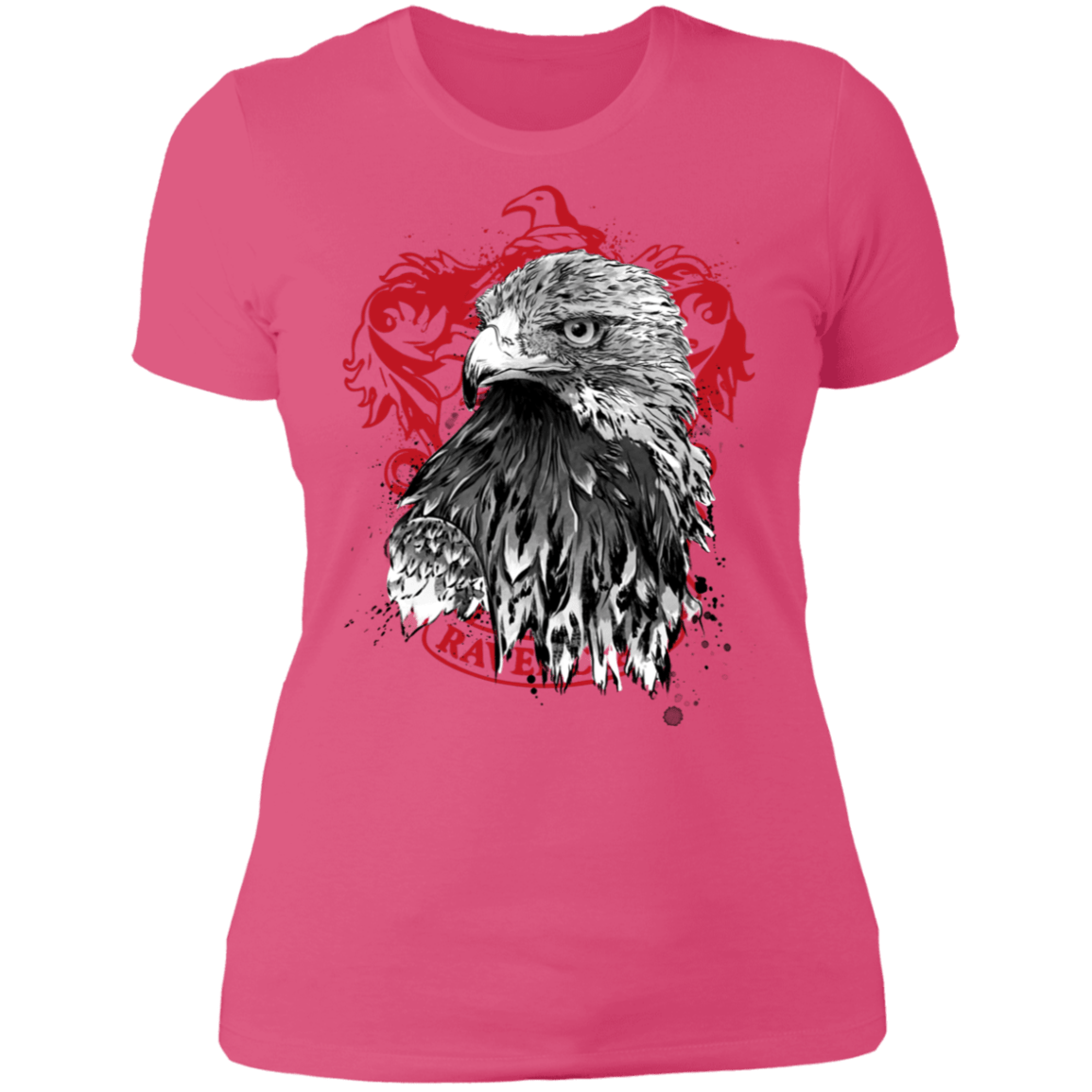 T-Shirts Hot Pink / S Wit and Wisdom sumi-e Women's Premium T-Shirt