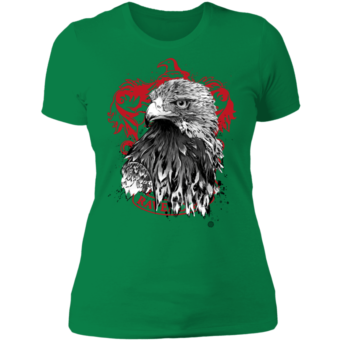 T-Shirts Kelly Green / S Wit and Wisdom sumi-e Women's Premium T-Shirt