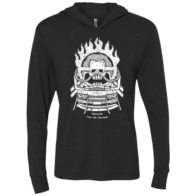 T-Shirts Vintage Black / X-Small WITNESS ME Triblend Long Sleeve Hoodie Tee