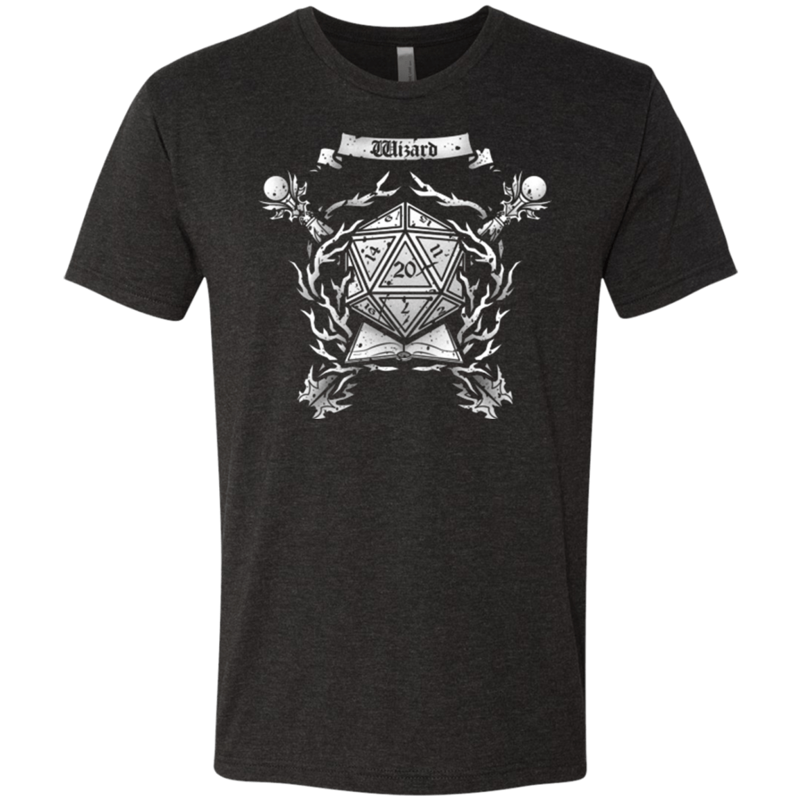 T-Shirts Vintage Black / Small WIZARD CREST Men's Triblend T-Shirt