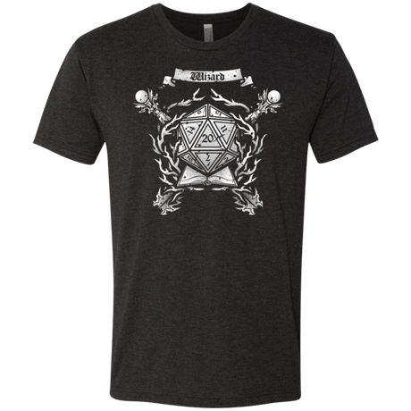 T-Shirts Vintage Black / Small WIZARD CREST Men's Triblend T-Shirt